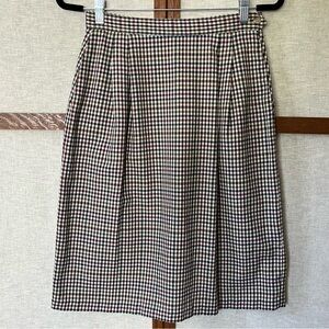 Lisa Vintage Check Schoolgirl Skirt Size 4